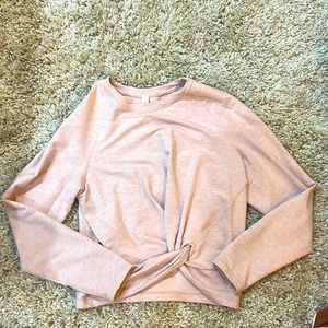 Lululemon crew neck crop sweatshirt size 4